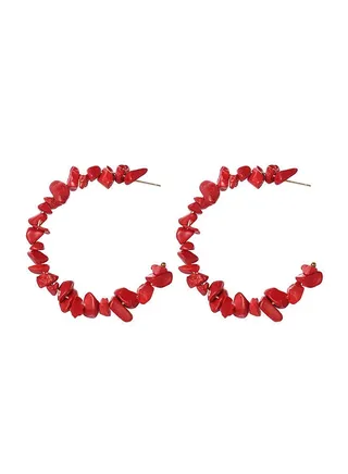 Ladylike Stylish Hoop Earrings 