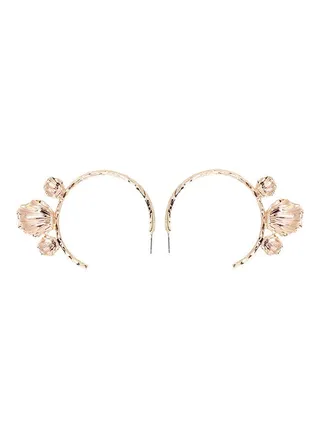 Elegant Design Hoop Earrings 