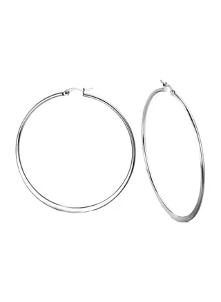Stainless Steel Hoop Earrings 