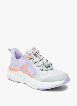 Girls' Sports Shoes with Drawstring Clasp Closure 