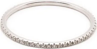 14kt White Gold Diamond Eternity Stack Ring