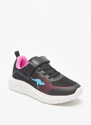 Kangaroos Girls' Sports Shoes With Hook And Loop Closure 