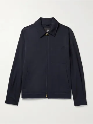Wool-Twill Blouson Jacket