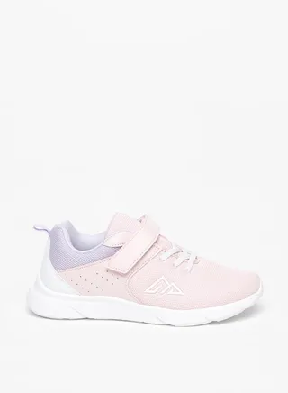 Girl's Ombre Sports Shoes with Hook and Loop Closure 