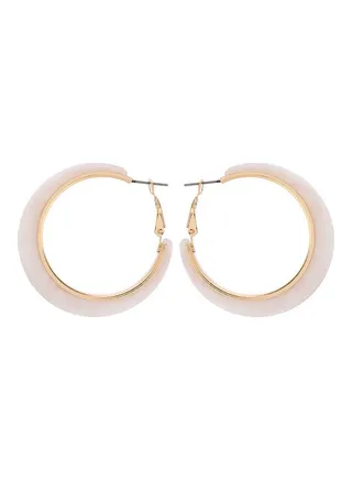 Leopard Round Circle Dangle Drop Hoop Earrings 