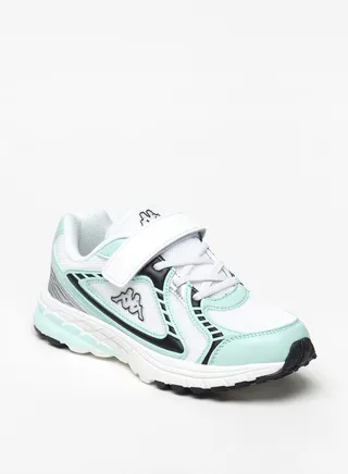 Girls' Textured Sports Shoes with Hook and Loop Closure 