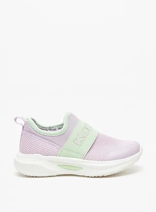 Girls Textured Slip-On Sports Shoes 