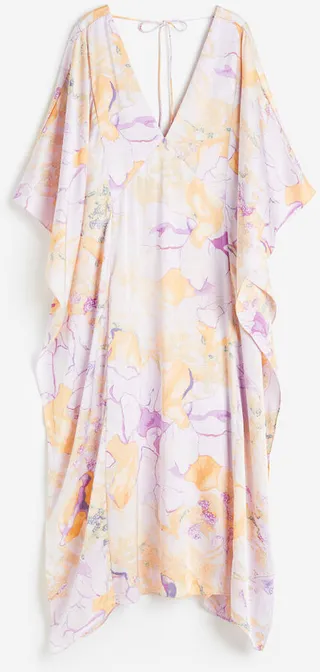 V-neck Kaftan Dress
