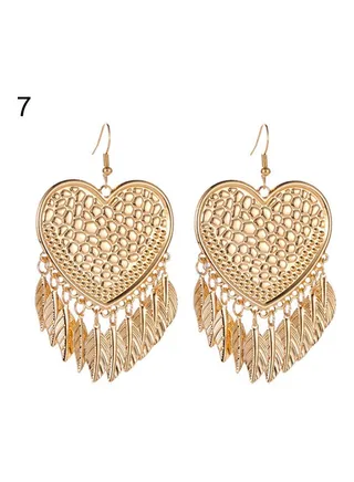 Alloy Tassel Earrings 
