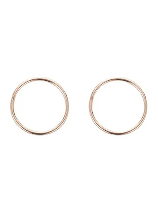 Alloy Exquisite Hoop earrings 