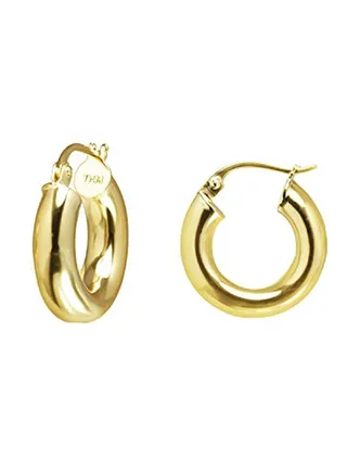 Tube Hoop Earrings 