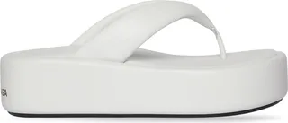 Platform Thong-Strap Sandals