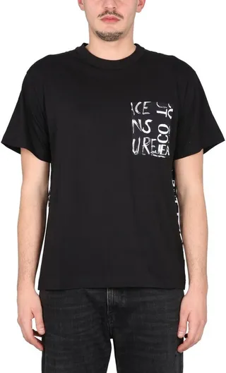 Versace Jeans Couture Graphic-Printed Crewneck T-Shirt
