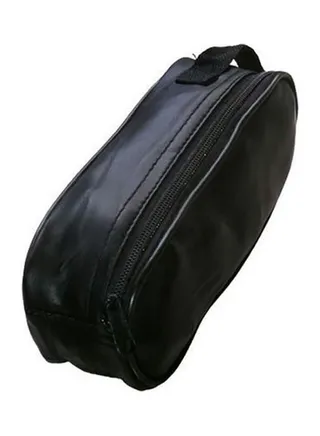 2 Pcs Clutch Bag Handbag Portable Bag Faux Leather For Unisex Black 
