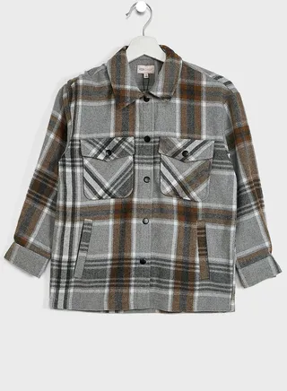 Kids Checkered Jacket 
