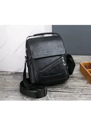 Shoulder Cross Bag High Quality Black-Multiuse 