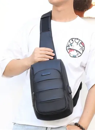shoulder & crossbody bag waterproof large capacity smart USB 