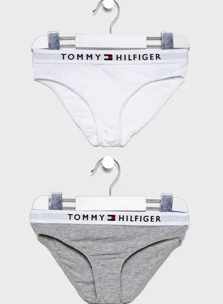 Teen 2 Pack Logo Bikini Bottom 