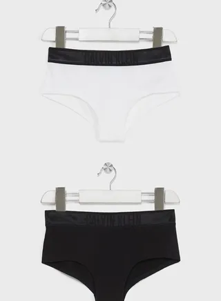 Kids 2 Pack Logo Bikini Brief 