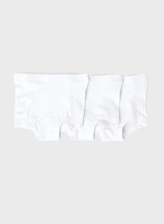 Kids 3 Pack Basic Briefs 