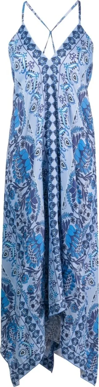 Floral-Print Midi Dress