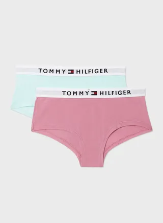 Kids 2 Pack Logo Waistband Brief 