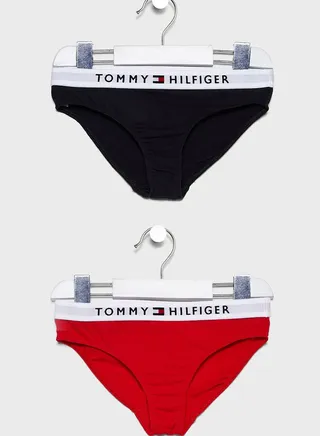 Teen 2 Pack Logo Bikini Bottom 