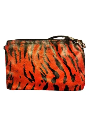RED CROSS-BODY TIGER BAG 