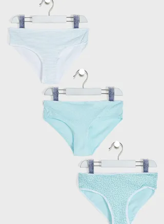 Kids 3 Pack Assorted Briefs 