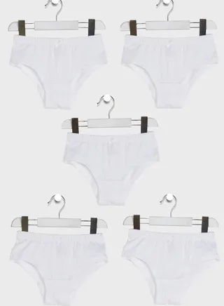Girls 5 pack essential Hipsters 