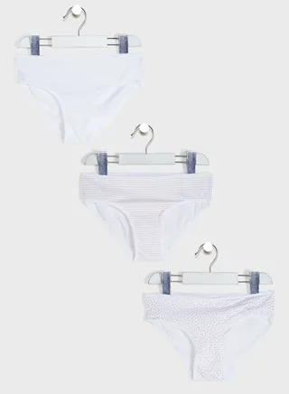 Kids 3 Pack Assorted Briefs 