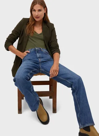 V-Neck Oversized T-Shirt 