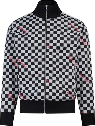 Jacquard Damier Classic Track Jacket