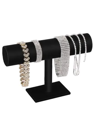 Velvet Bracelet Chain Watch T-Bar Rack 