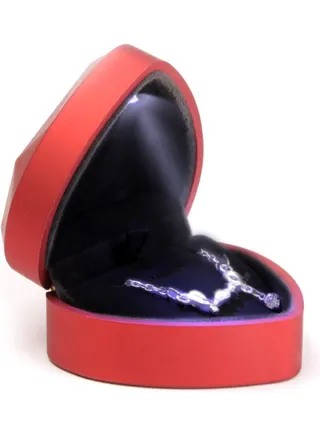Heart Shape Engagement Ring Jewelry Box 