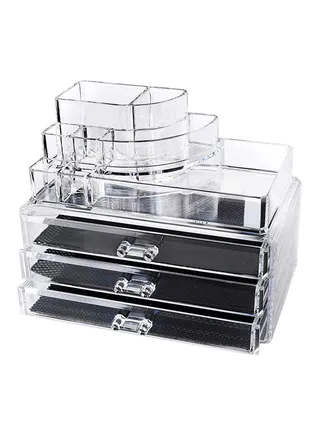 Acrylic 4 Drawer Cosmetic And Jewelry Organizer 