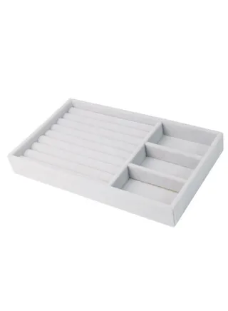 Portable Jewellery Ring Display Organizer Tray Holder 