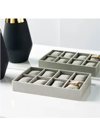 Flosci 8-Compartment Watch Tray 