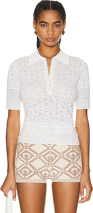 Chloe Polo in Cream