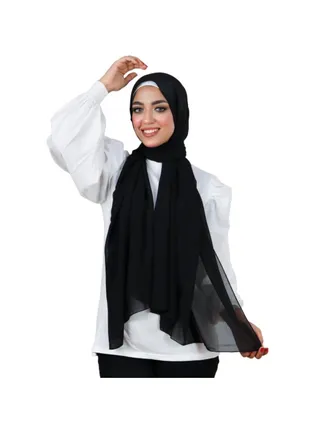 Chiffon hijab, a distinctive and simple veil, 175*75 cm, soft crepe material, suitable for all seasons 