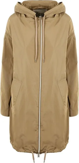 Herno Drawstring Hooded Raincoat