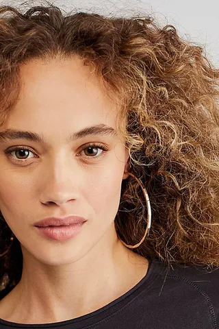 Oversized Metal Hoops by Free People