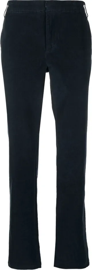Slim-Cut Leg Trousers
