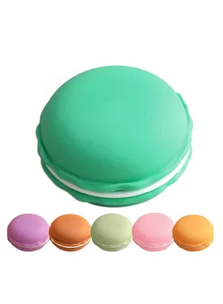 6-pack (one large and five small) candy color storage box portable carrying bag storage bag suitable for jewelry, necklaces, jewelry, headphones, earbuds, SD memory cards, camera chips, headphones 