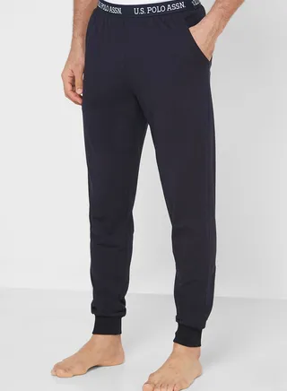 Logo Band Joggers Navy 