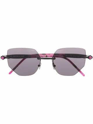 Cat-Eye Rimsless Sunglasses