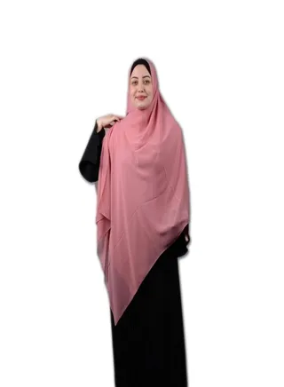 Long Malaysian Khimar Hjab Kashmir Color 