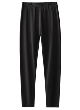 Women's Thin Tights Leggings Underwear Thermal Pants Long Johns Bottoms  Wintergear Warm Base Layer Bottoms Black 