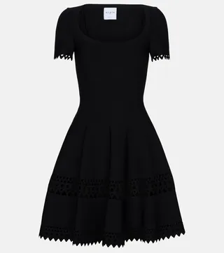 Vienne stretch-jersey minidress