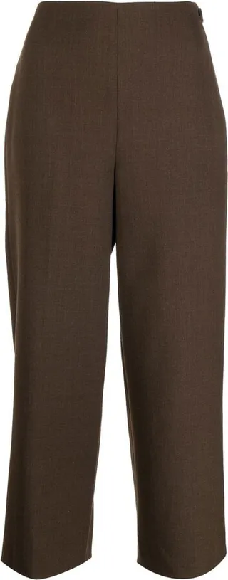 Cropped Wide-Leg trousers